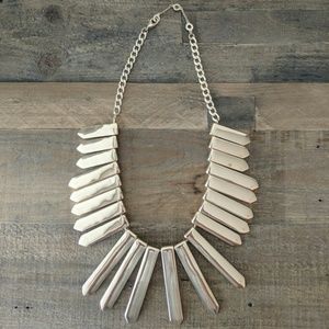 NWOT Baublebar Ra Bib Gold Necklace